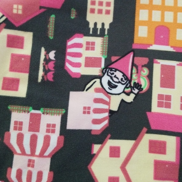 OS Lularoe Gnome Leggings - Picture 2 of 2